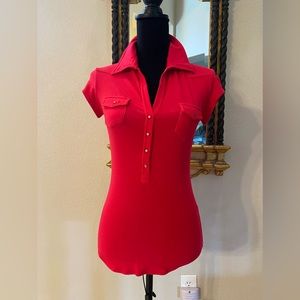 Cache Hot Pink Top Size S